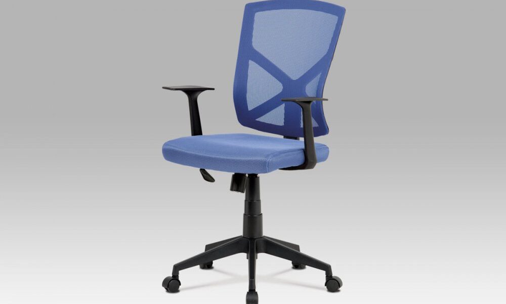 Kancelárska stolička KA-H102 látka / plast Autronic Modrá
