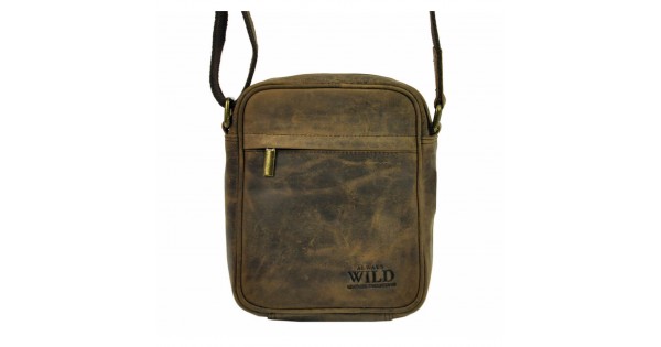 Pánská taška přes rameno Always Wild Filip – hnedá