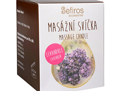 Sefiros Masážna sviečka Levanduľa (Massage Candle) 120 ml
