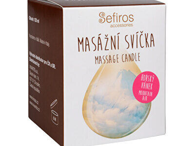 Sefiros Masážna sviečka Horský vánok (Massage Candle) 120 ml