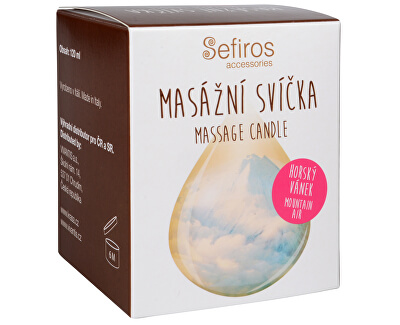 Sefiros Masážna sviečka Horský vánok (Massage Candle) 120 ml
