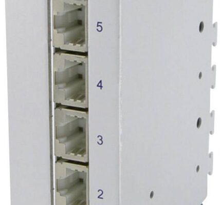 Sieťový Patchpanel Telegärtner J02021A0054, 6 portů, CAT 6A, 3 U