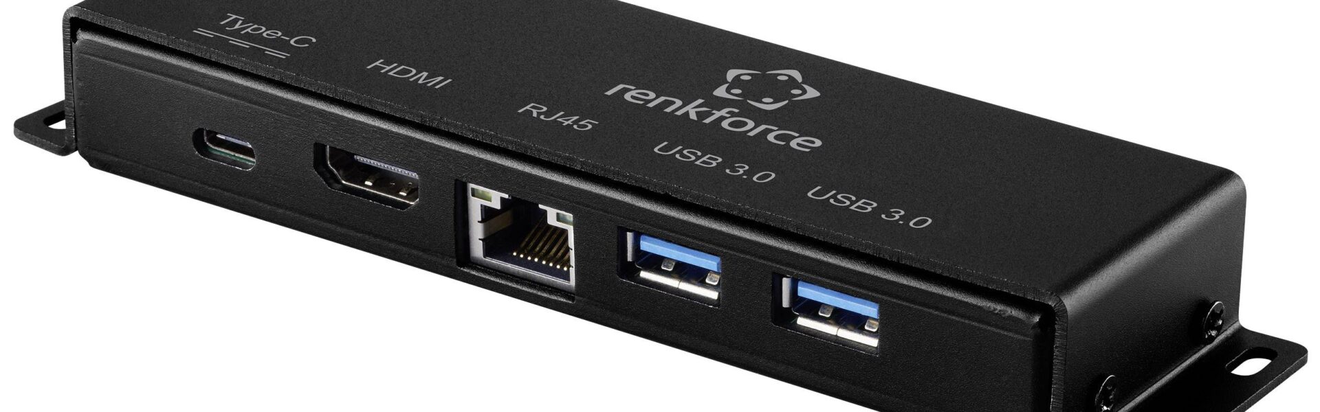 USB / HDMI / RJ45 adaptér Renkforce RF 3754060, čierna