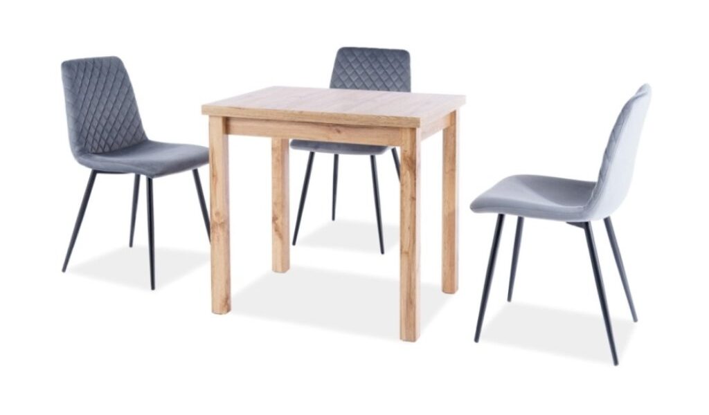Signal Jedálenský stôl Adam 90×65 FARBA: biely mat