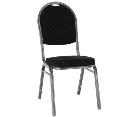Stohovateľná stolička JEFF 3 NEW Tempo Kondela Čierna
