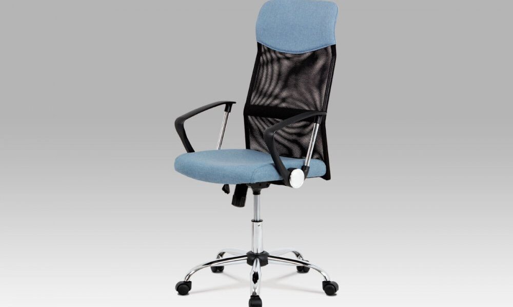 Kancelárska stolička KA-E301 látka / kov Autronic Modrá