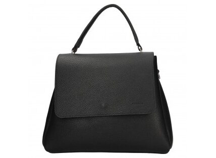 Dámska kožená kabelka Facebag Ditta – čierna