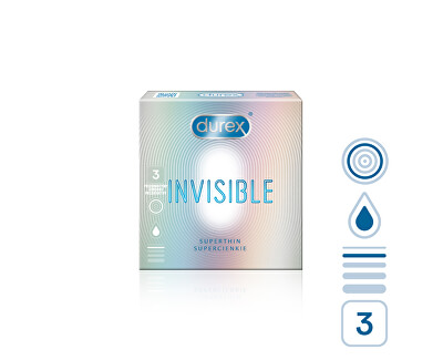 Durex Kondomy Invisible 10 ks