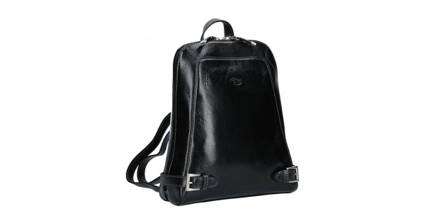 Dámsky kožený batoh Katana 82358 – čierna