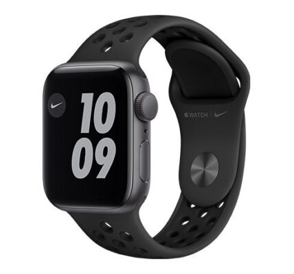 Apple Watch Nike Series 6 GPS, 44mm Space Gray Aluminium Case with Anthracite/Black Nike Sport Band – Regular