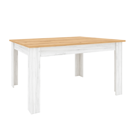 Rozkladací jedálenský stôl S SUDBURY dub craft zlatý / dub craft biely Tempo Kondela