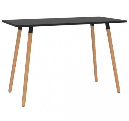 Jedálenský stôl 120x60cm Dekorhome Čierna