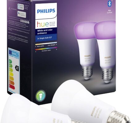 LED žiarovka Philips Lighting Hue White and Color Ambiance, E27, 9 W, N/A