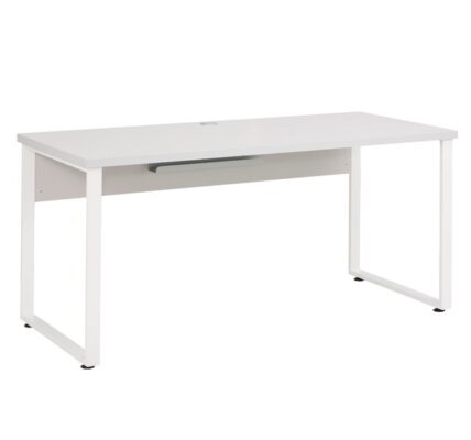 Sconto Písací stôl MUDDY sivá/biela