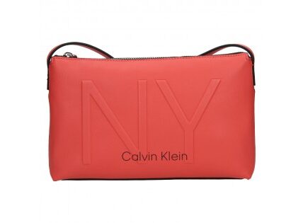 Dámska crossbody kabelka Calvin Klein Petrona – koral