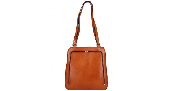 Dámska kožená batôžky kabelka Katana Viola – hnedá