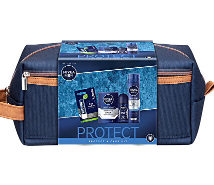 Nivea Darčeková sada s kozmetickou taškou Protect & Care