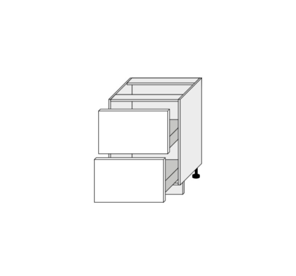 ArtExt Kuchynská skrinka spodná, D2M/60 Amaro Farba korpusu: LAVA