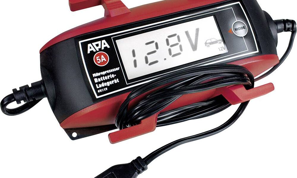 Nabíjačka autobatérie APA 16633, 6 V, 12 V, 2.5 A, 2.5 A, 5 A