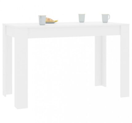Jedálenský stôl 120×60 cm Dekorhome Biela lesk,Jedálenský stôl 120×60 cm Dekorhome Biela lesk