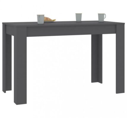 Jedálenský stôl 120×60 cm Dekorhome Sivá,Jedálenský stôl 120×60 cm Dekorhome Sivá