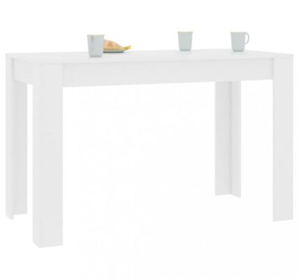 Jedálenský stôl 120×60 cm Dekorhome Biela,Jedálenský stôl 120×60 cm Dekorhome Biela