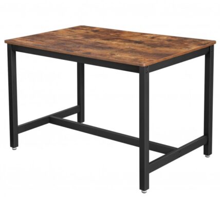 Sconto Jedálenský stôl HERRY čierna/hnedá