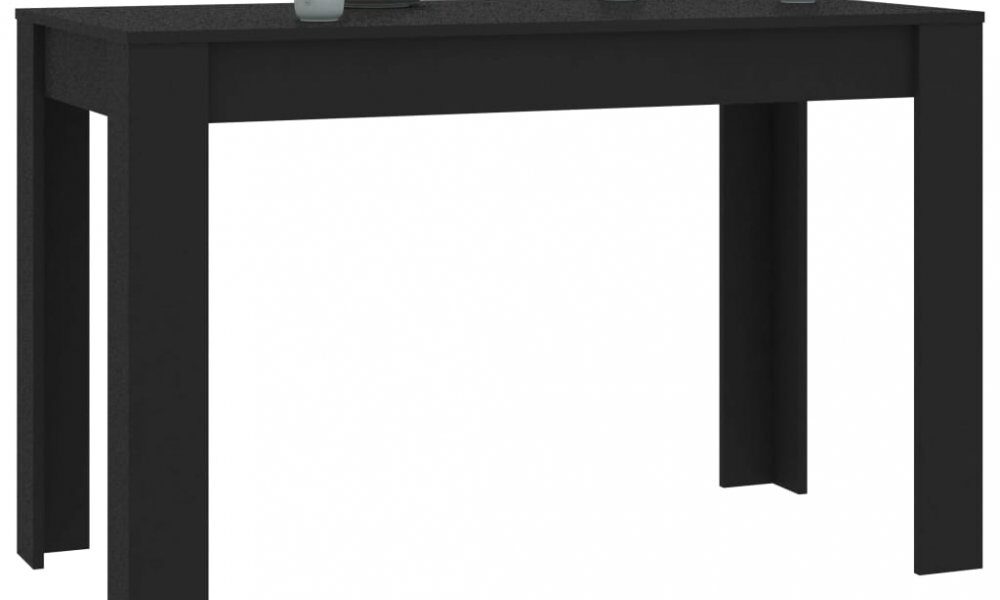 Jedálenský stôl 120×60 cm Dekorhome Čierna,Jedálenský stôl 120×60 cm Dekorhome Čierna
