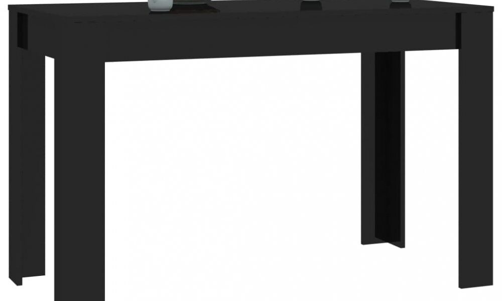 Jedálenský stôl 120×60 cm Dekorhome Čierna lesk,Jedálenský stôl 120×60 cm Dekorhome Čierna lesk