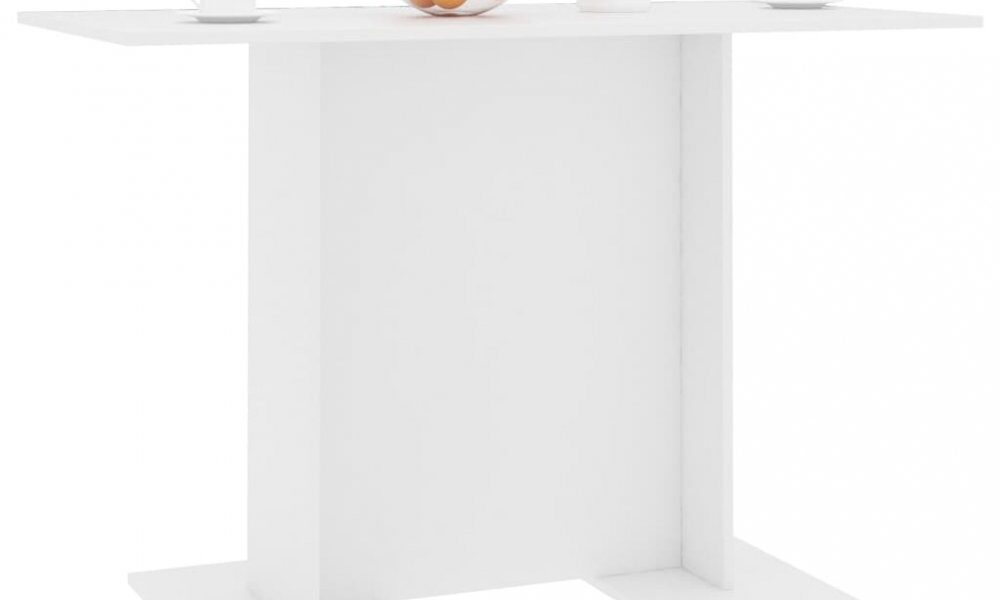 Jedálenský stôl 110×60 cm Dekorhome Biela,Jedálenský stôl 110×60 cm Dekorhome Biela