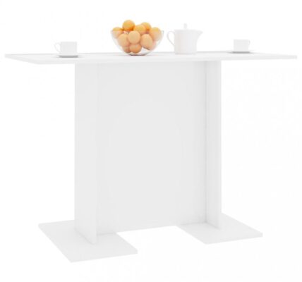 Jedálenský stôl 110×60 cm Dekorhome Biela lesk,Jedálenský stôl 110×60 cm Dekorhome Biela lesk