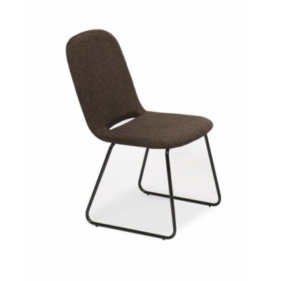 Jedálenská stolička ADLAN hnedá / čierná,Jedálenská stolička ADLAN hnedá / čierná