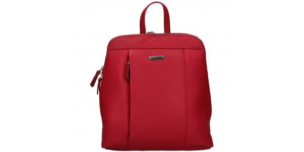 Dámsky kožený batoh Lagen Karina – červená