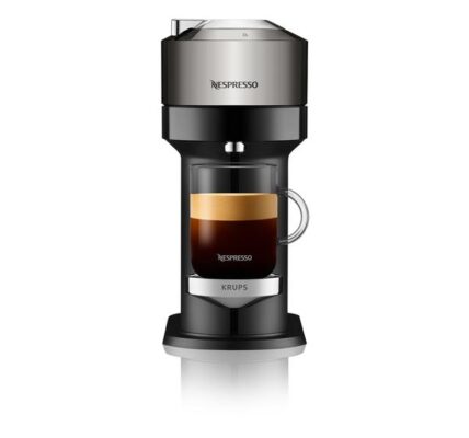 Kapsulový kávovar Nespresso Vertuo Del. DarkChrome Krups XN910C10