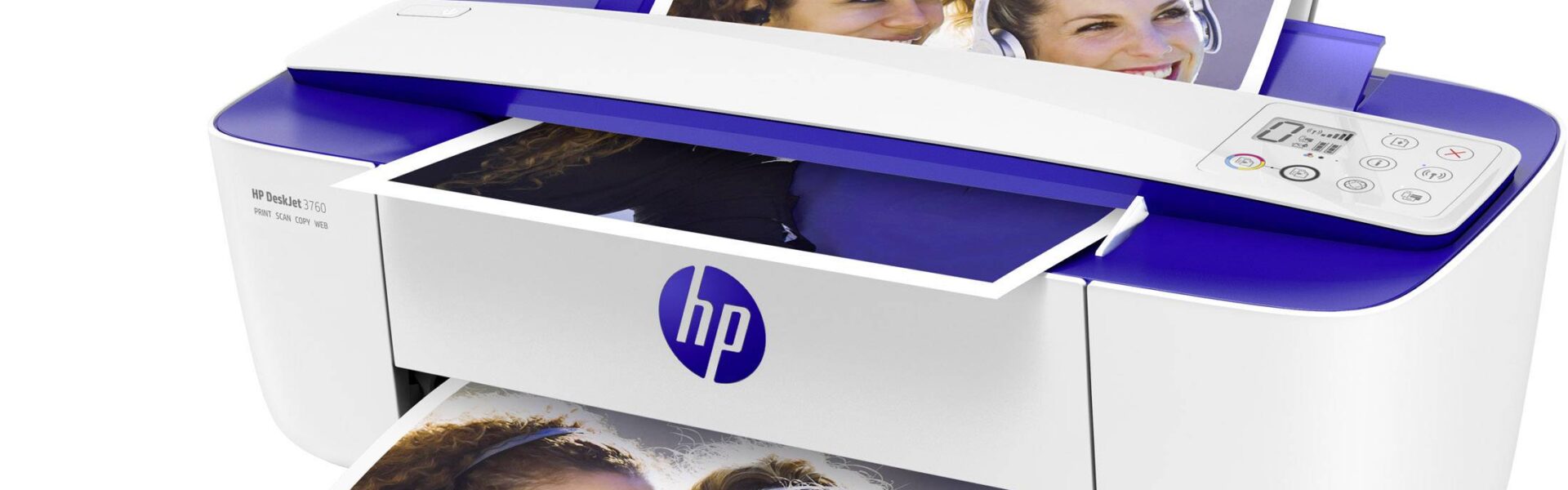 Farebná atramentová multifunkčná tlačiareň HP Deskjet 3760 All-in-One, A4, Wi-Fi, ADF