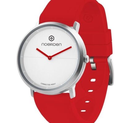 Smart hybridné hodinky Noerden Life 2, červená