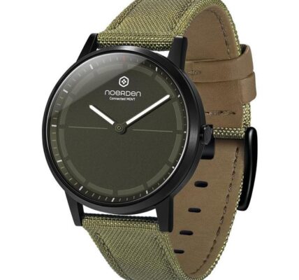 Smart hybridné hodinky Noerden Mate 2 Plus, zelená