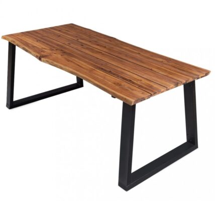 Jedálenský stôl 170×90 hnedá / čierna Dekorhome,Jedálenský stôl 170×90 hnedá / čierna Dekorhome