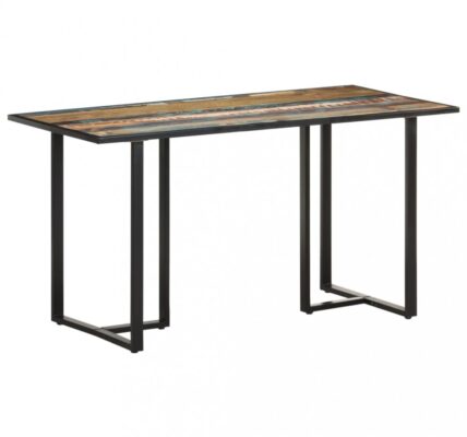 Jedálenský stôl masívne drevo / kov Dekorhome Recyklované drevo,Jedálenský stôl masívne drevo / kov Dekorhome Recyklované drevo