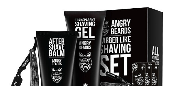 Angry Beards Súprava na holenie s shavettou Garrigue