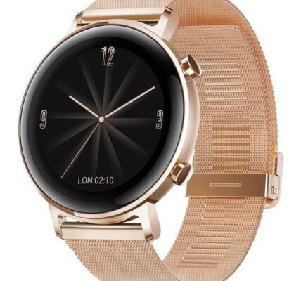 Smart hodinky Huawei Watch GT2 42 mm, zlatá
