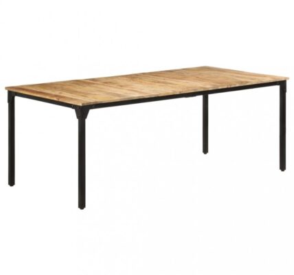 Jedálenský stôl mangovníkové drevo/kov Dekorhome 200x100x76 cm,Jedálenský stôl mangovníkové drevo/kov Dekorhome 200x100x76 cm