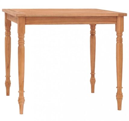 Jedálenský stôl teakové drevo Dekorhome 85x85x75 cm,Jedálenský stôl teakové drevo Dekorhome 85x85x75 cm