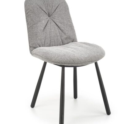 Jedálenská stolička K422 sivá / čierna,Jedálenská stolička K422 sivá / čierna