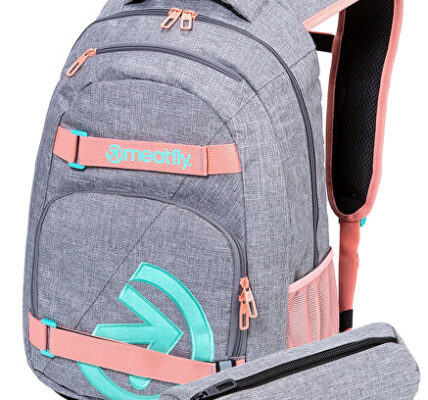 Meatfly Batoh Exile 5 H-Heather Grey, Pink