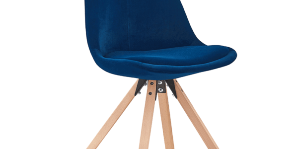 Jedálenská stolička SABRA látka / drevo Modrá,Jedálenská stolička SABRA látka / drevo Modrá