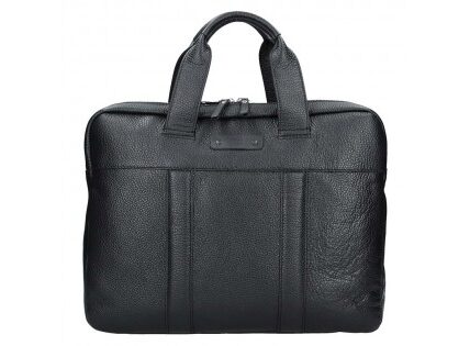 Luxusná pánska kožená taška Daag Proven – čierna
