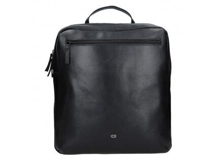 Pánsky kožený batoh Daag Sanco – čierna