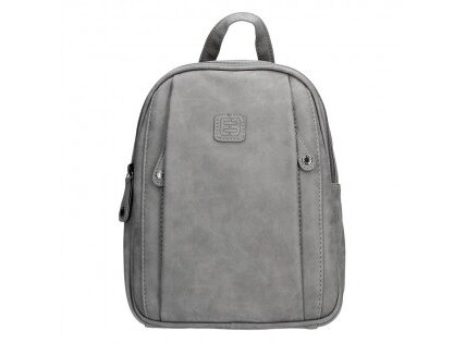 Moderní ekokožený dámský batoh Enrico Benetti 66169 – šedá