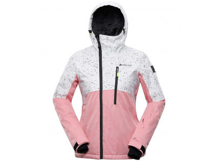 ALPINE PRO MAKERA 2 Dámska lyžiarska bunda LJCS424455 pink icing XL